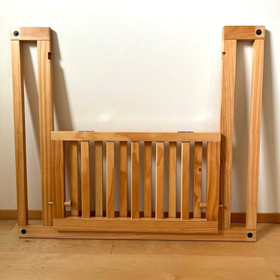 な*5様 日本育児 ベビーサークル 折り畳み木製サークル123 8枚セット　ナチ