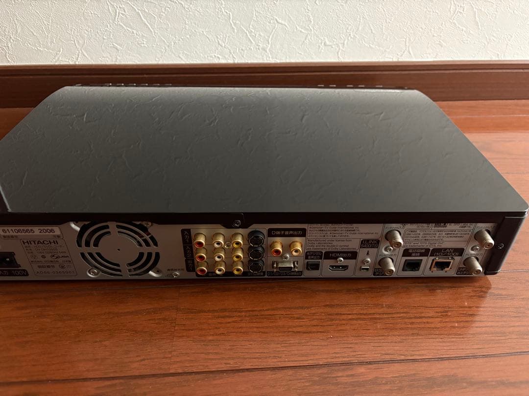 美品！　HITACHI Wooo S DV-DH1000S 最上位機種！