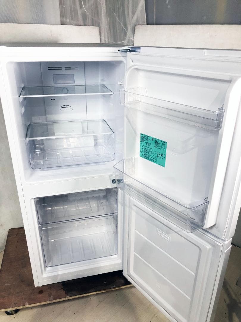 ト美品 中古★Haier 121L 冷蔵庫【JR-NF121B-W】EOG4