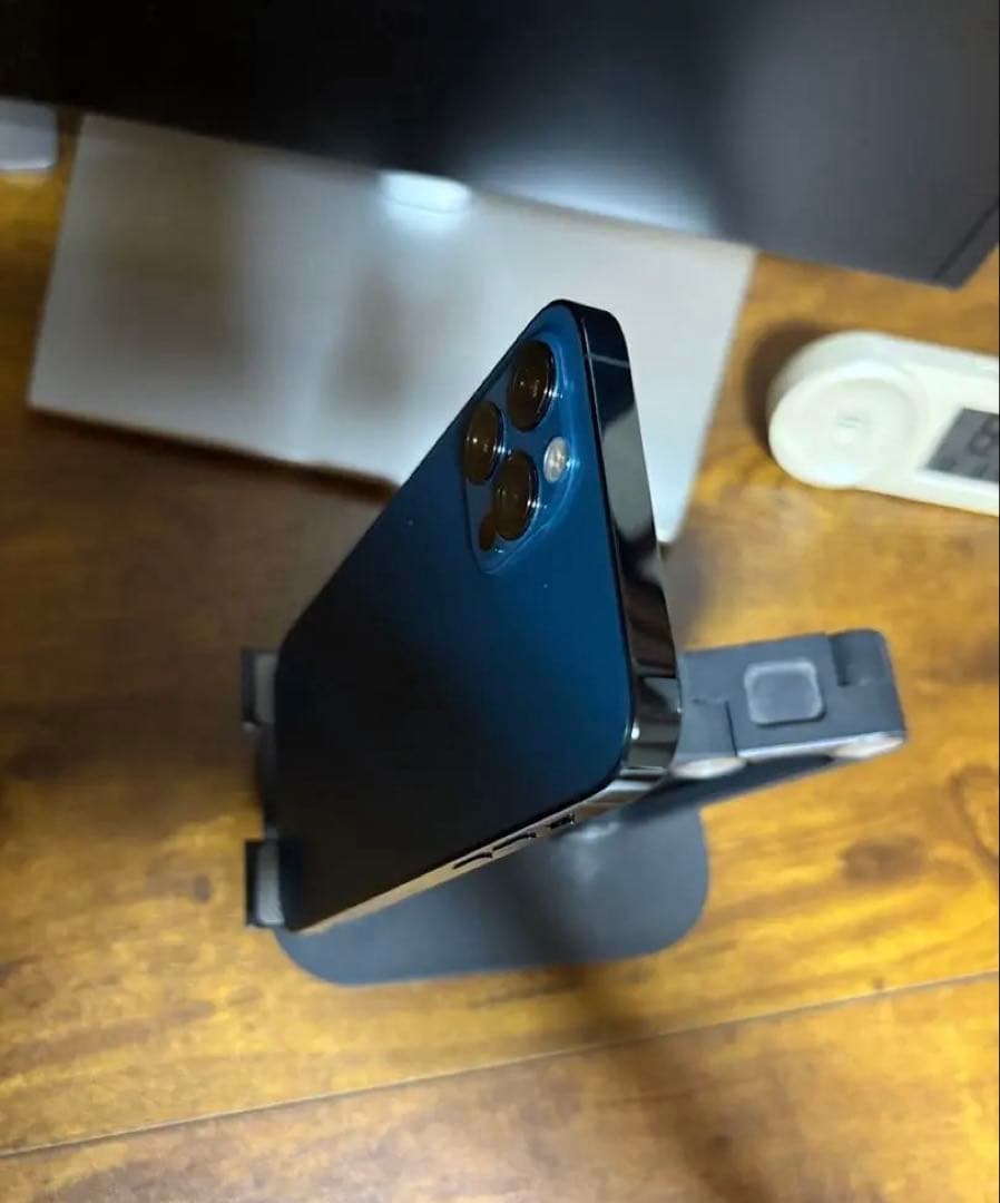 【美品箱あり】iPhone12pro パシフィックブルー256GB SIMフリー