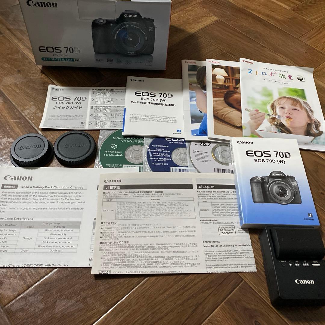 Canon EOS 70D＋18-135mm レンズキット カメラホルスター付き