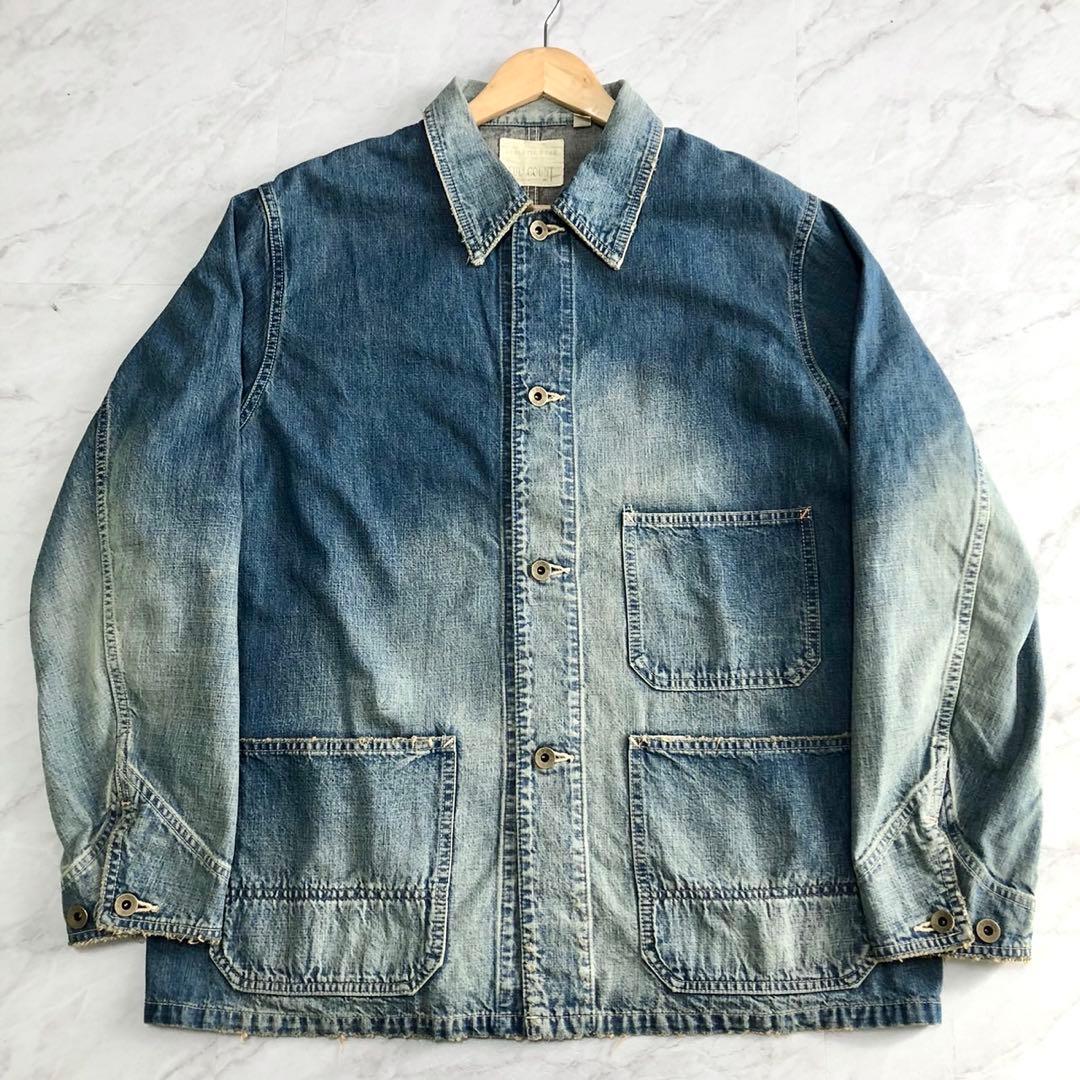 【希少 美品】 fullcount カバーオール 大戦モデル ダメージ 44