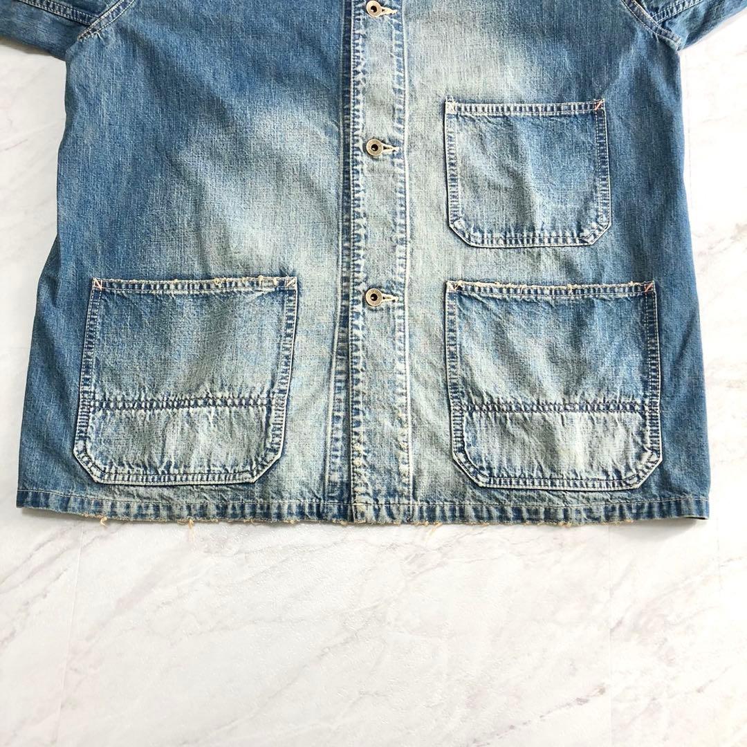 【希少 美品】 fullcount カバーオール 大戦モデル ダメージ 44