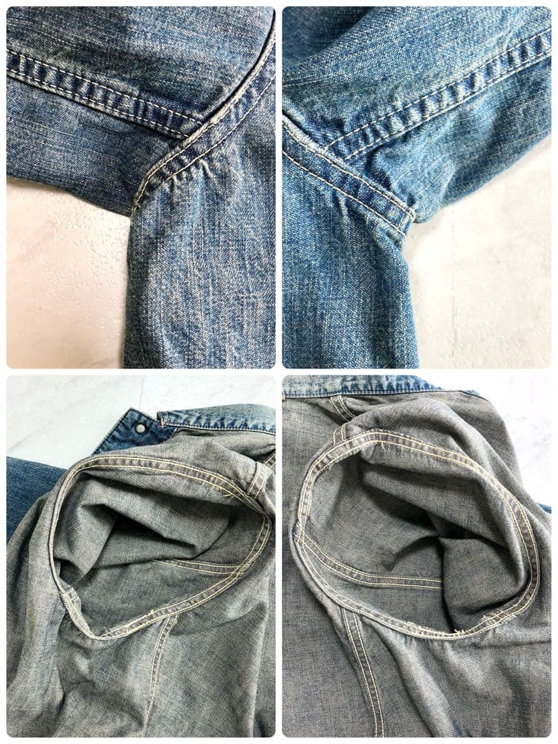 【希少 美品】 fullcount カバーオール 大戦モデル ダメージ 44