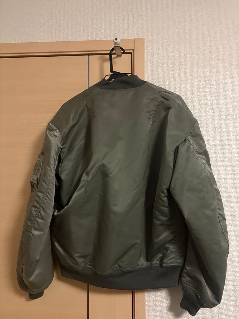 ジャケット・アウター LENO MA-1 JACKET SAGE GREENSIZE0