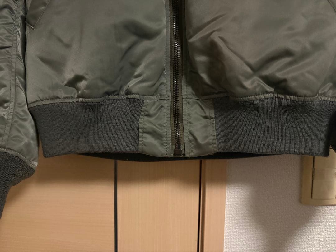 ジャケット・アウター LENO MA-1 JACKET SAGE GREENSIZE0