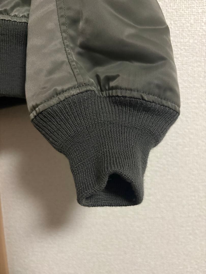 ジャケット・アウター LENO MA-1 JACKET SAGE GREENSIZE0