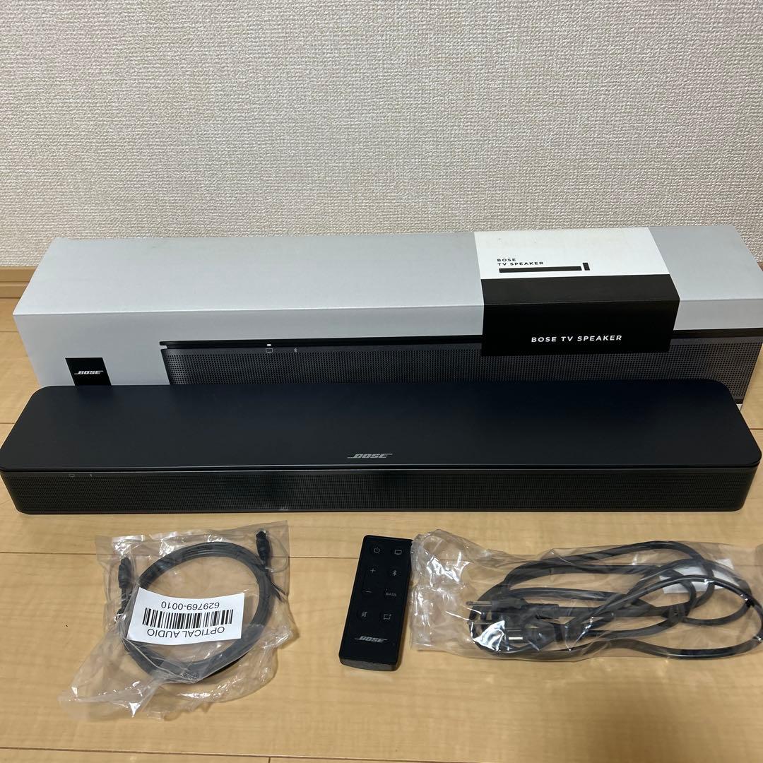 Bose TV Speaker ブラック 本体と付属品