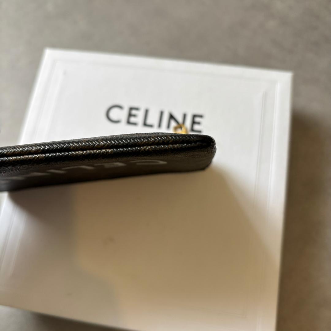 美品 CELINE ケース＆カードケーストリオンフキャンバス
