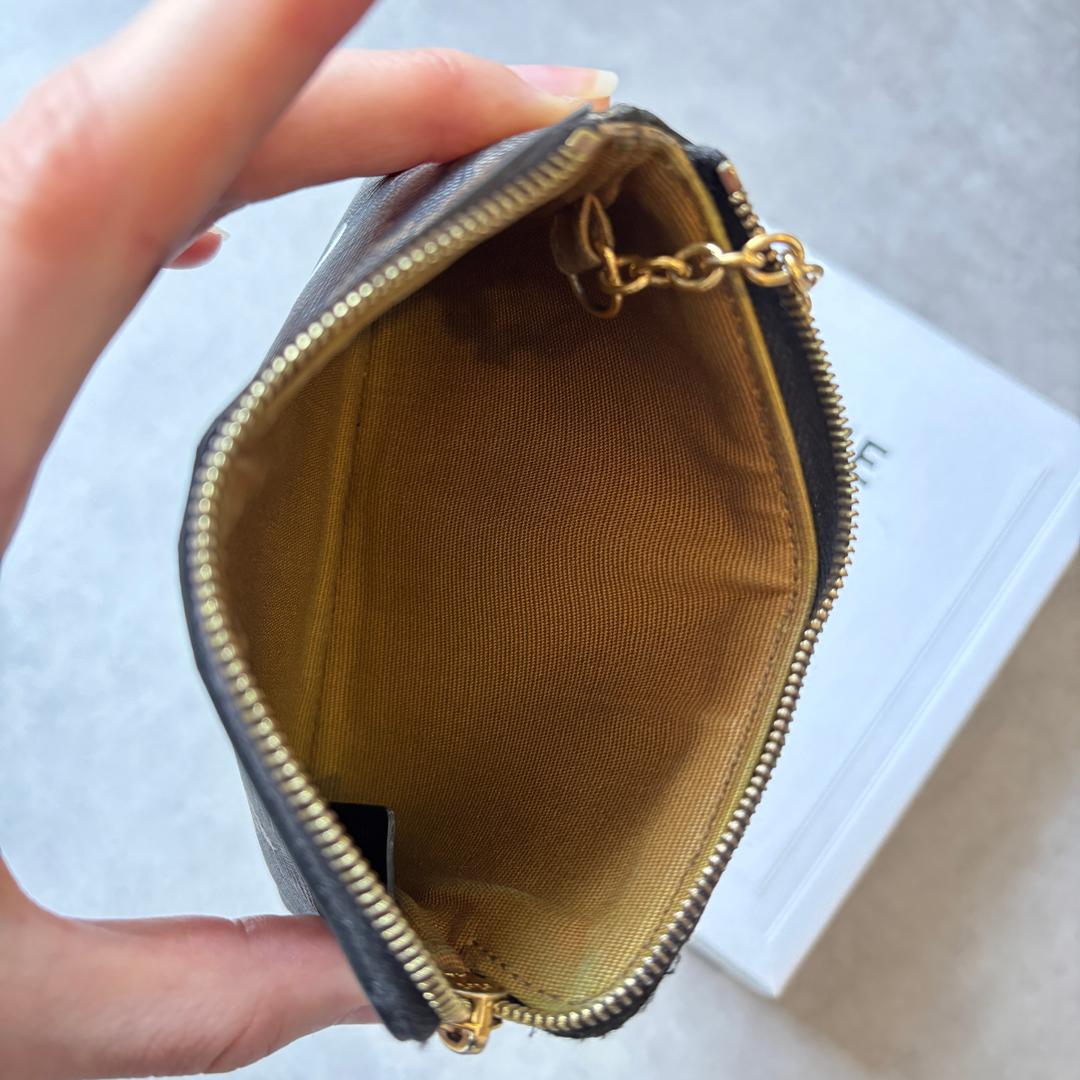 美品 CELINE ケース＆カードケーストリオンフキャンバス