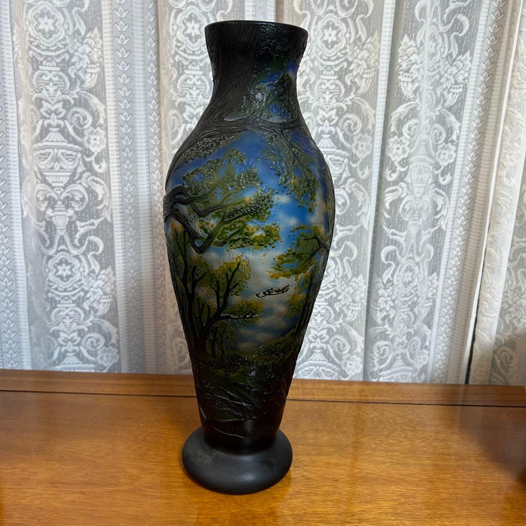 エミール・ガレ　花瓶　Emile Galle