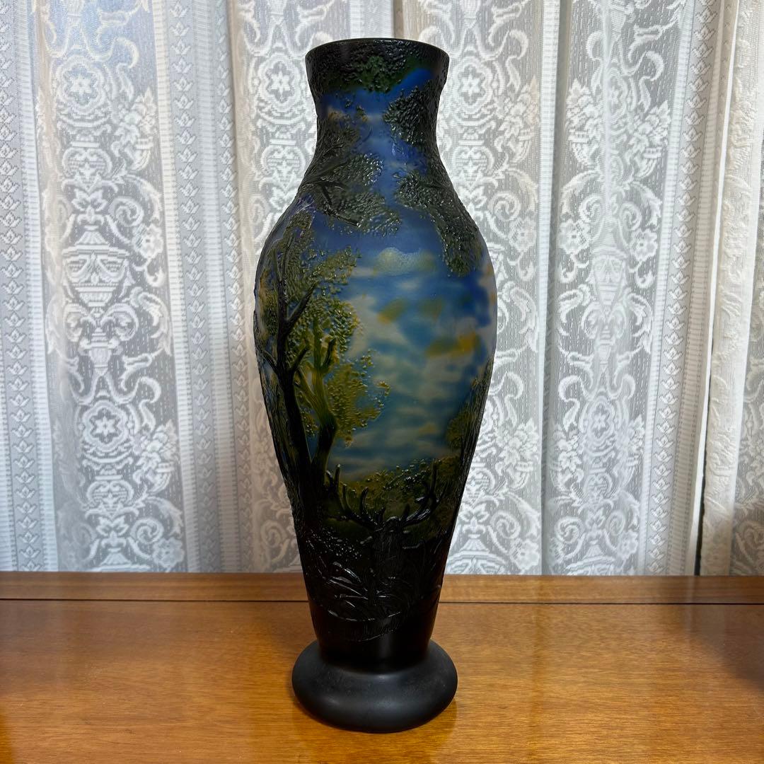 エミール・ガレ　花瓶　Emile Galle