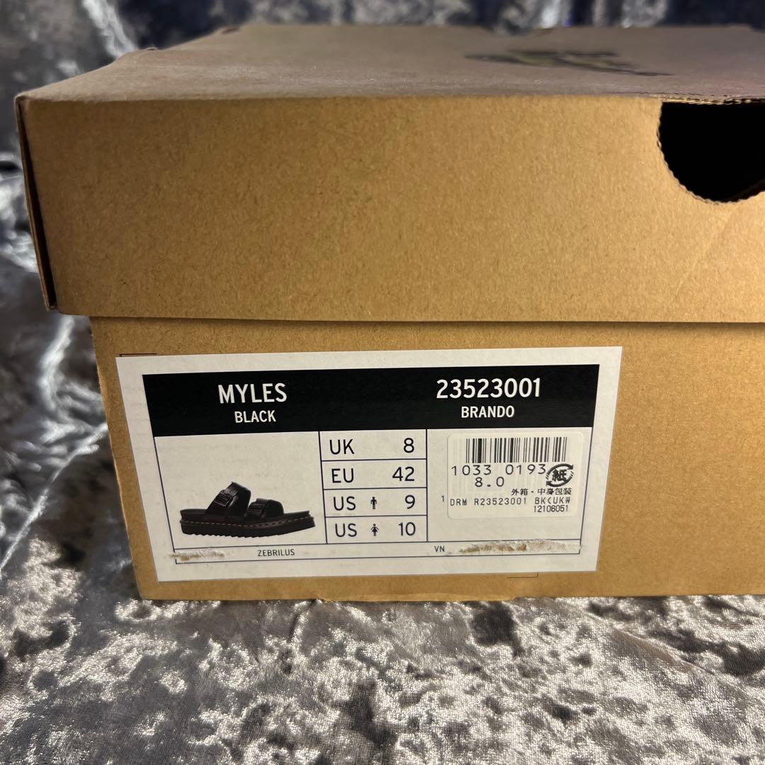 【正規品】ドクターマーチン MYLES UK8 JP27cm新品未使用品