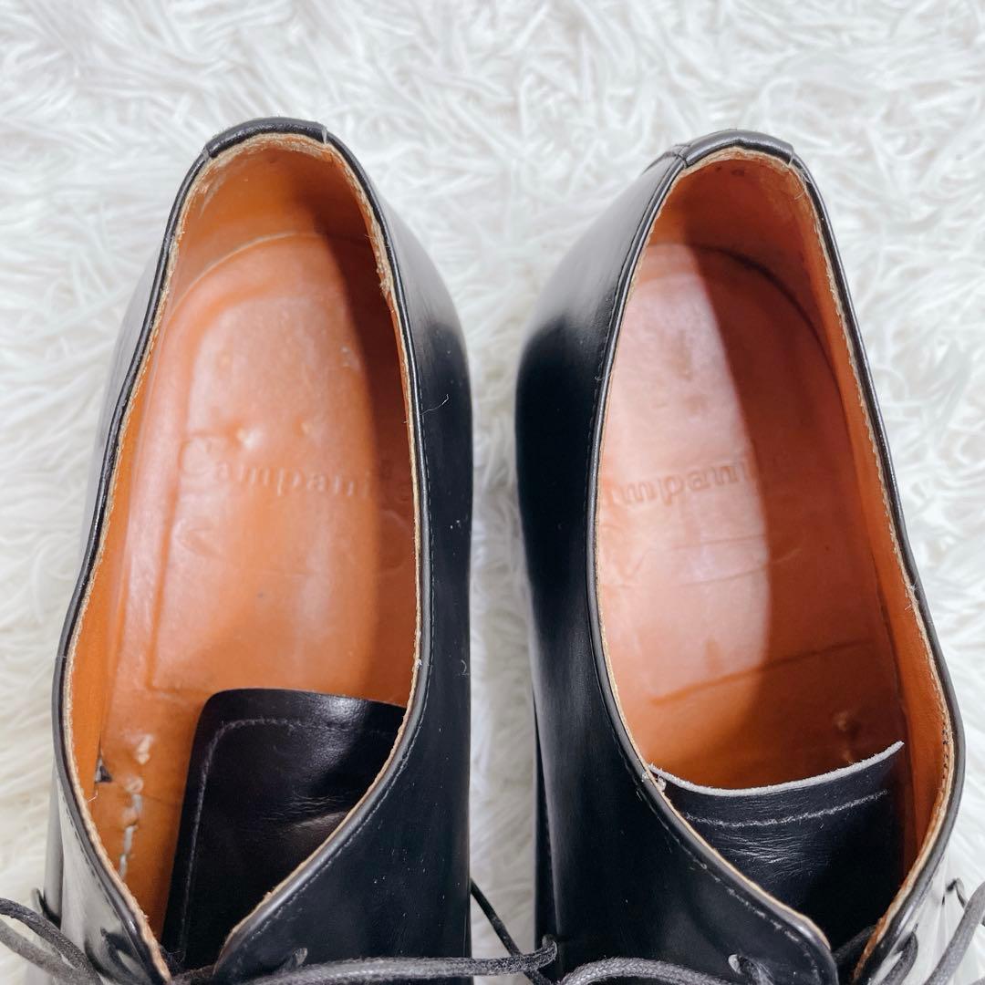 美品✨ Campanile カンパニーレ ストレートチップ 内羽根 8 ブラック