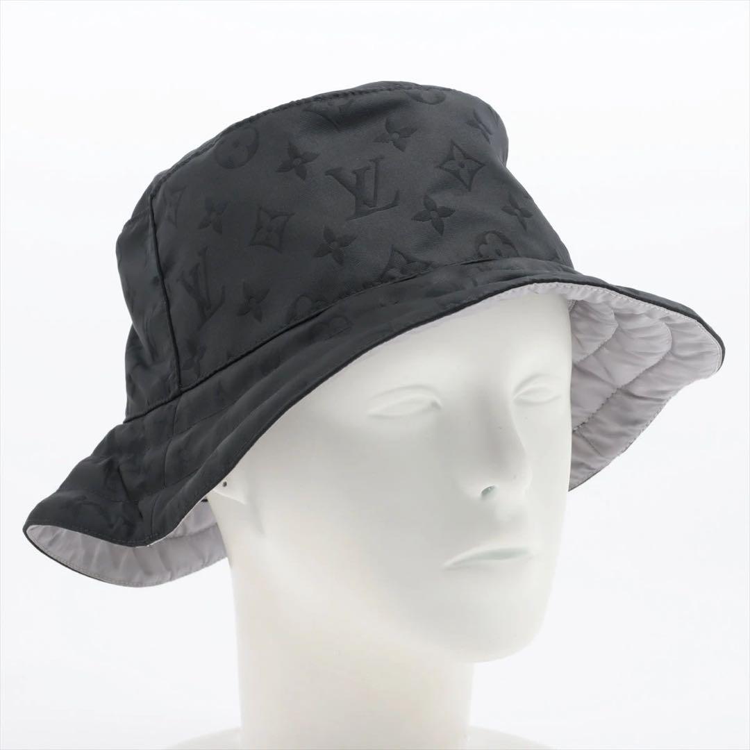 LOUIS VUITTON モノグラム ブラック×グレー リバーシブル