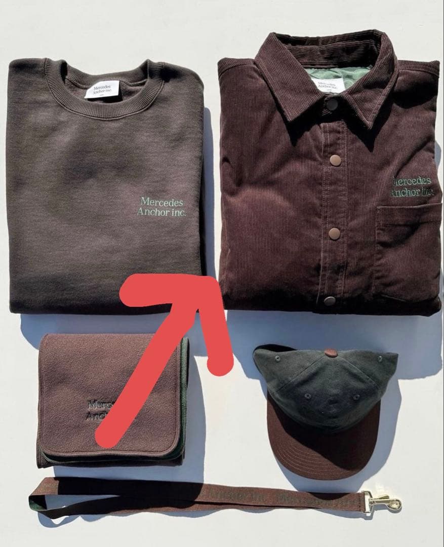 Anchor inc. B＆B Corduroy Quliting Shirt