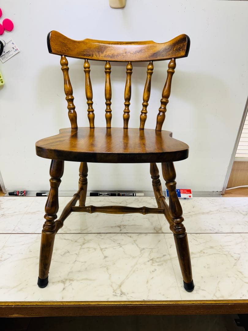 柏木工　ウィンザー　スピンドル　木製　ダイニングチェア　ビンテージ 椅子　軽量