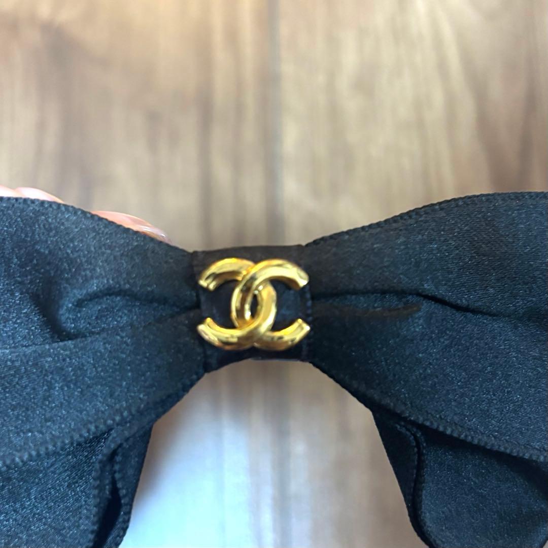 CHANEL シャネル　リボンバレッタ