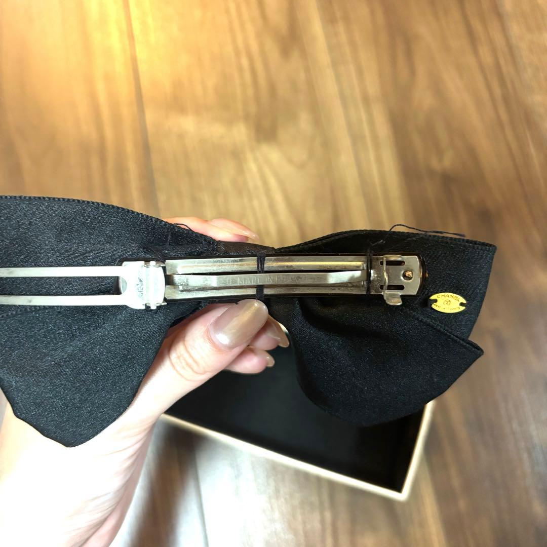 CHANEL シャネル　リボンバレッタ