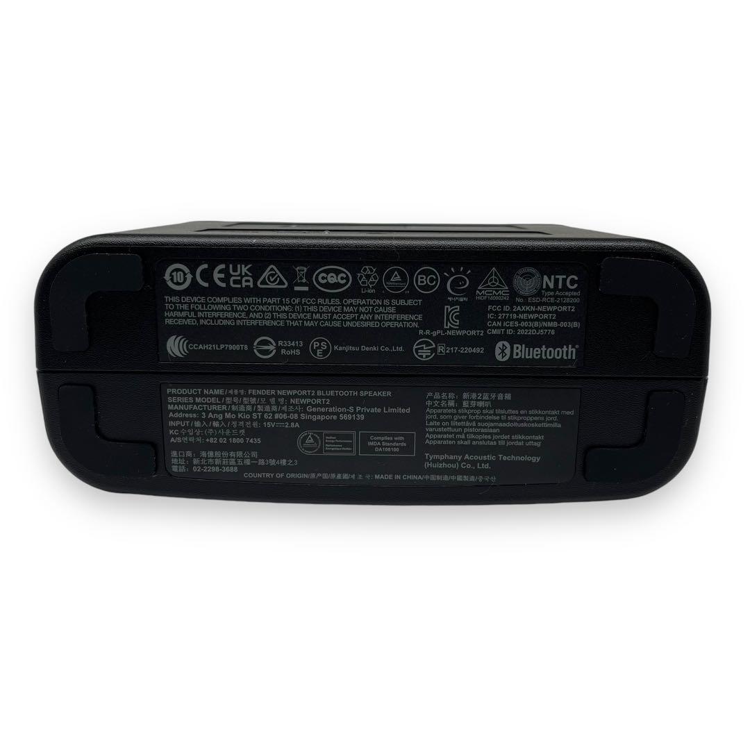 【未使用】Fender japan　NEWPORT2　スピーカー　ブラック