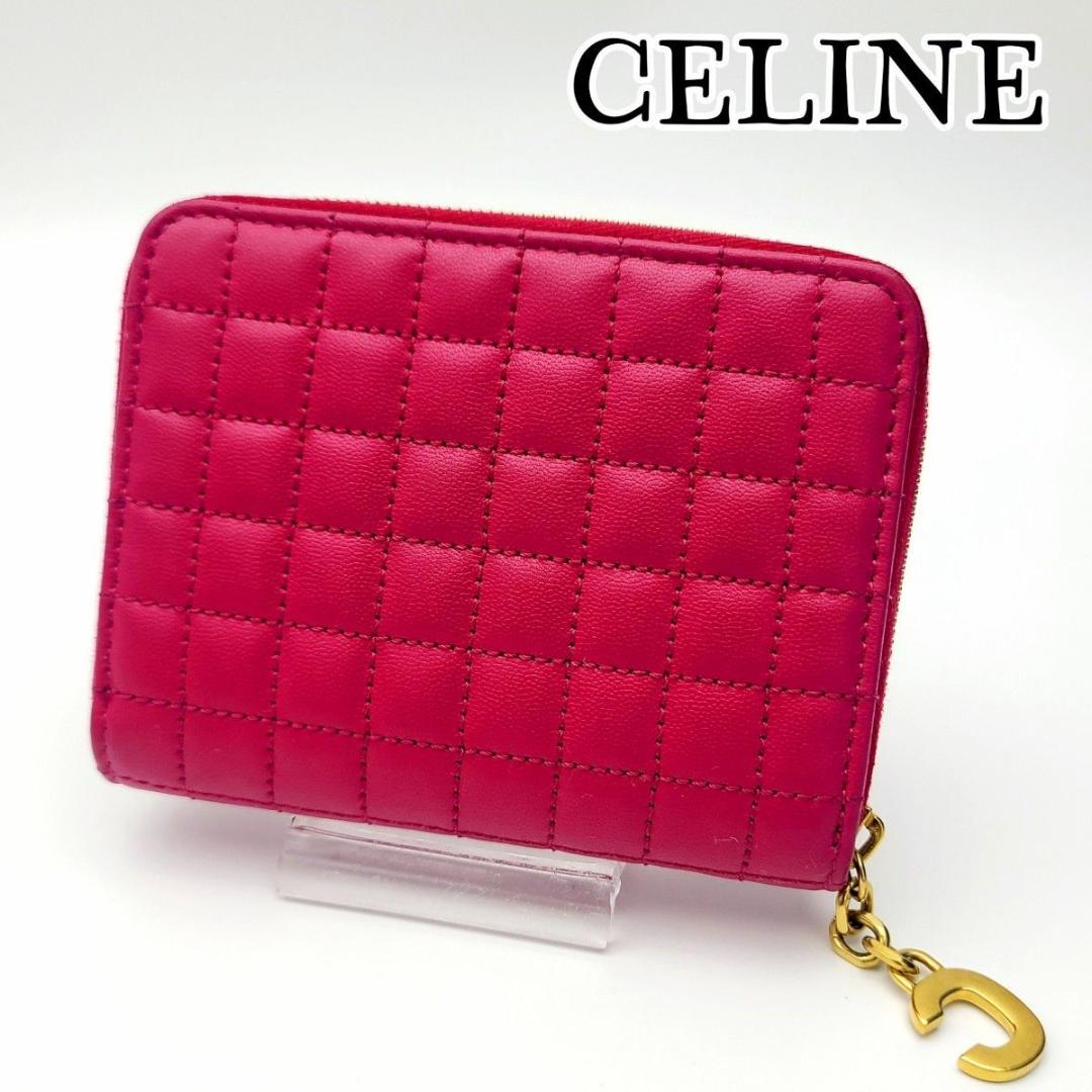 極美品 CELINE セリーヌ ケース 小銭 カードケース ピンク