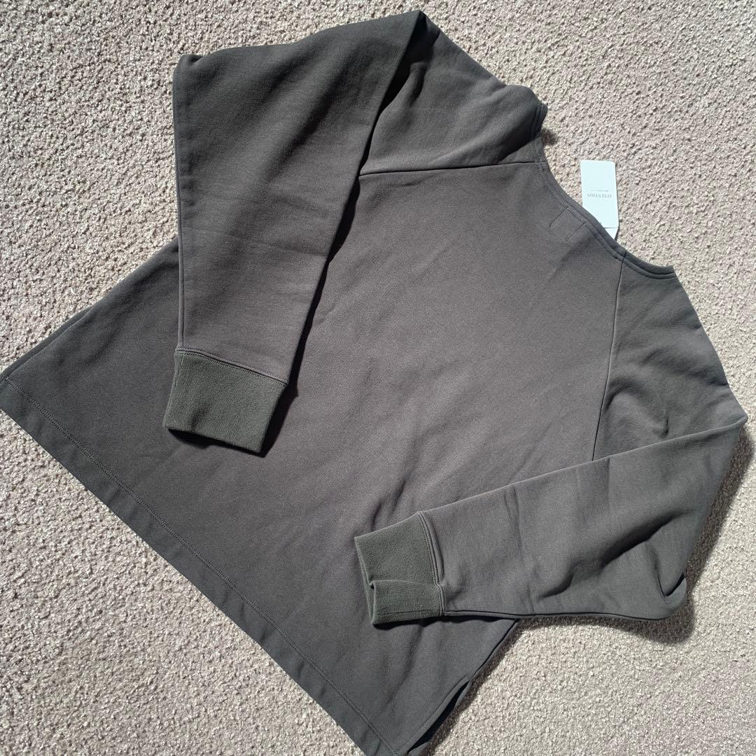 【Spick and Span】ボートネックワイドプルオーバー　グレー