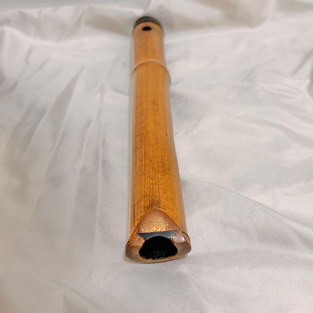 【名工】尺八 錦州 銘 一尺六寸管（約50cm）高級和楽器 美品