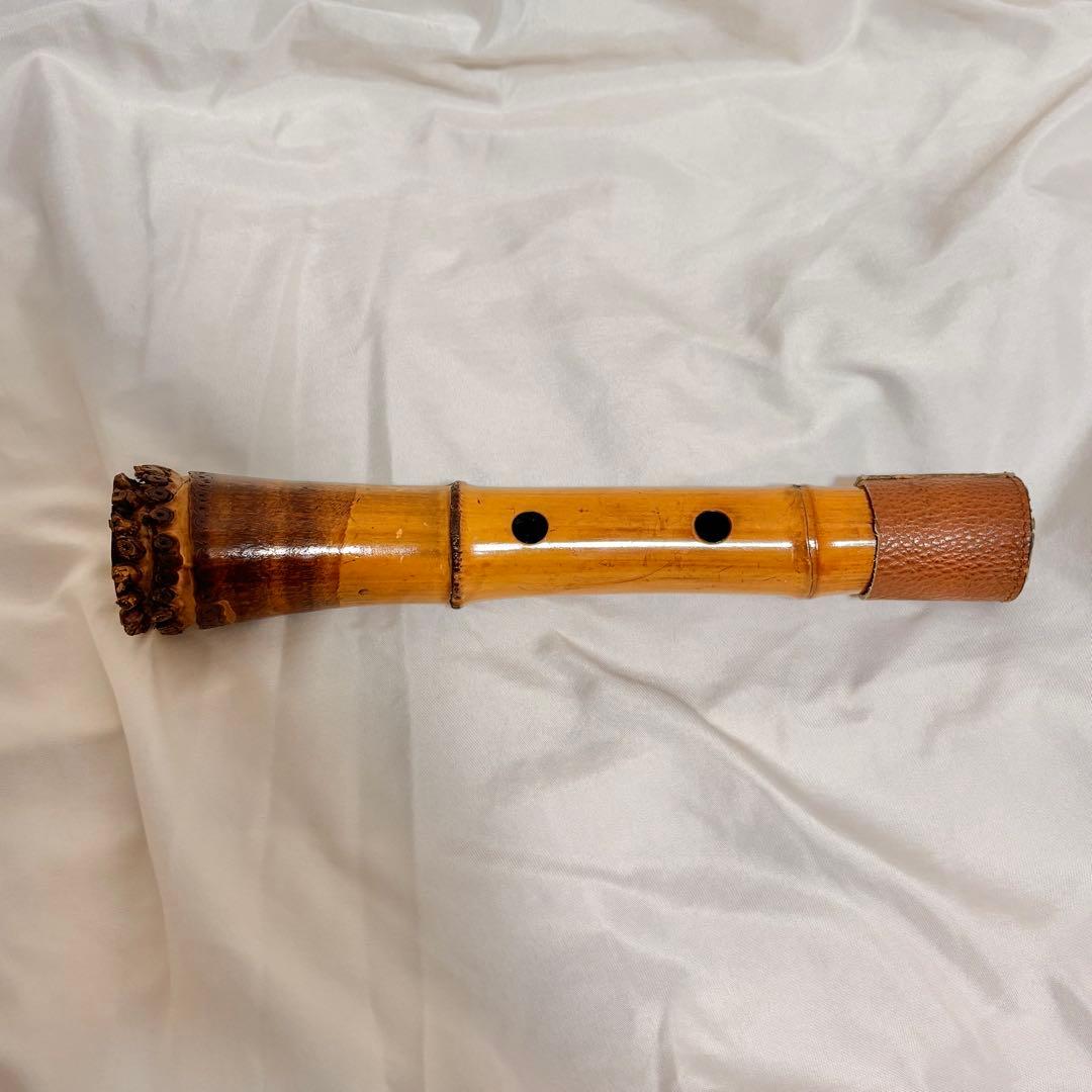 【名工】尺八 錦州 銘 一尺六寸管（約50cm）高級和楽器 美品