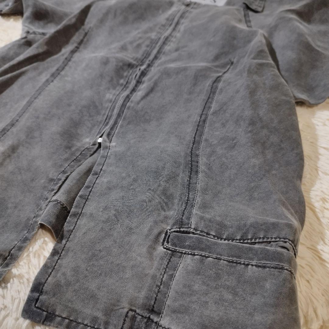 Yohji Yamamoto フェイクデニム 変形 薄ジャケット ライトアウター