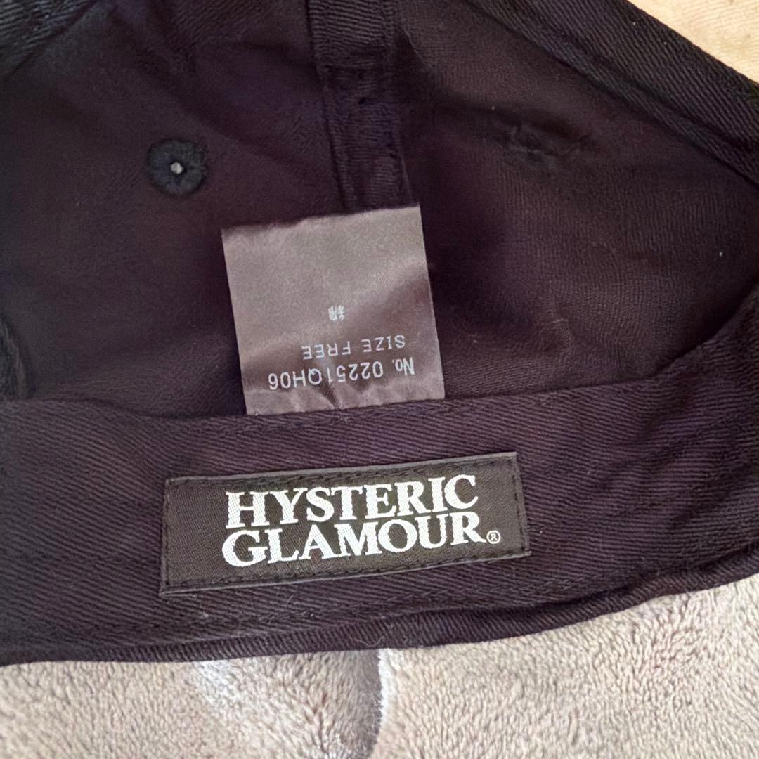HYSTERIC GLAMOUR 刺繍ロゴキャップ フリーサイズ
