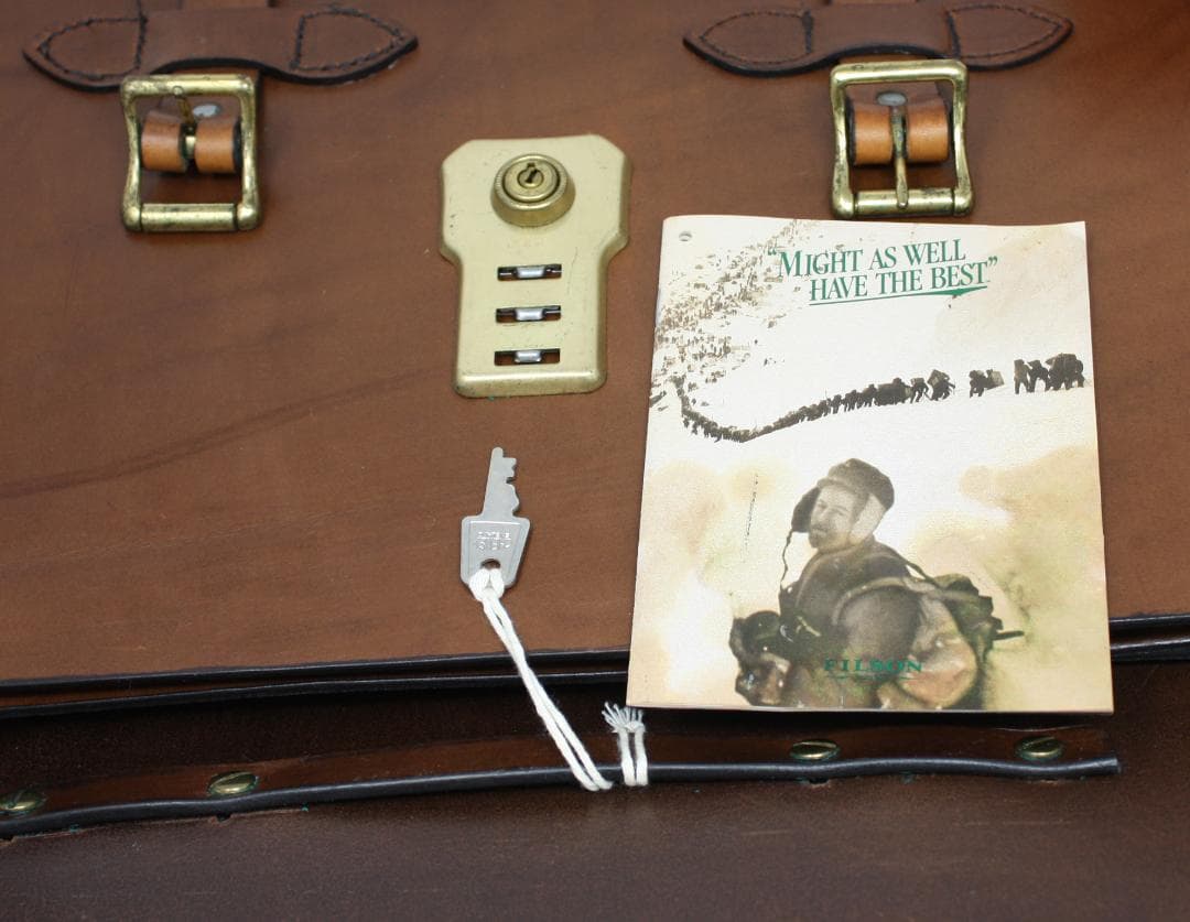 90's デッドストック フィルソン レザーフィールドサッチェル レザー バッグ