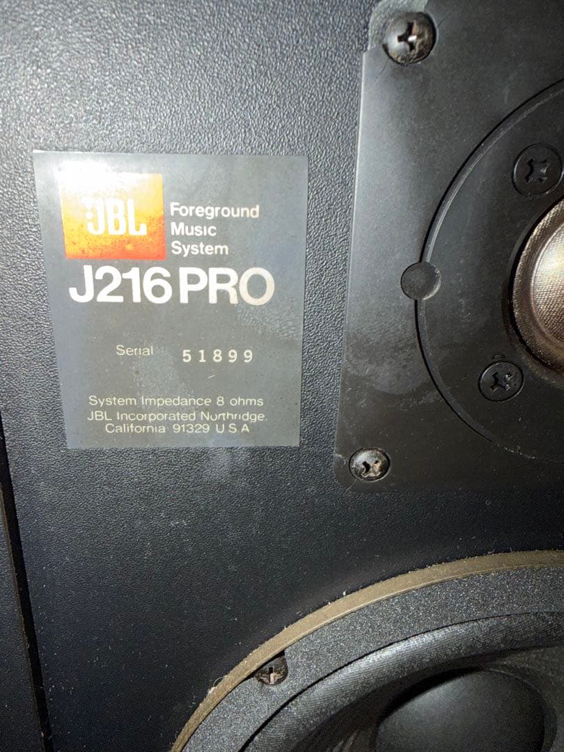 JBL J216PRO スピーカー