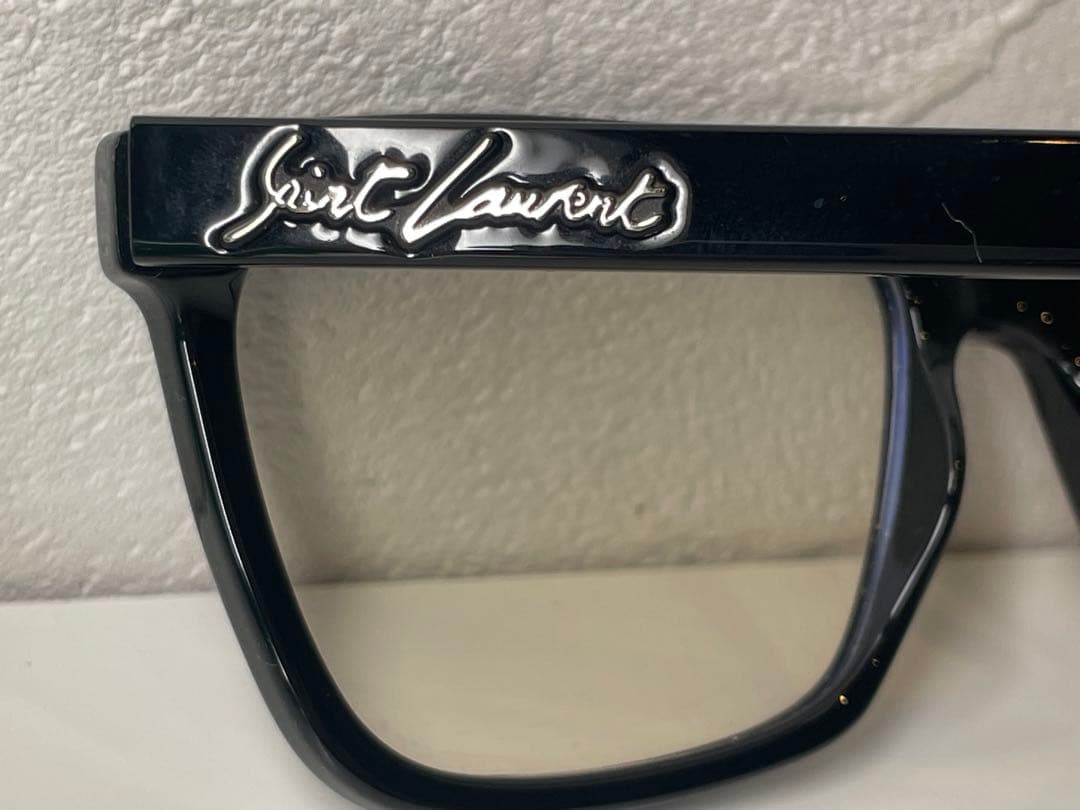 【極美品】SAINT LAURENT PARIS メガネフレーム　ブラック