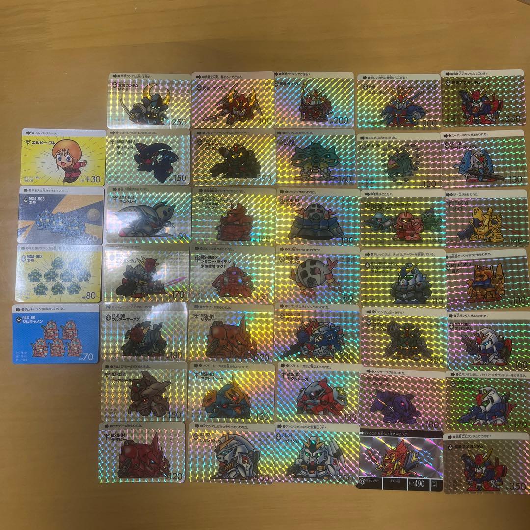 SDガンダム カードダスセット 30枚以上 当時品 まとめ売り