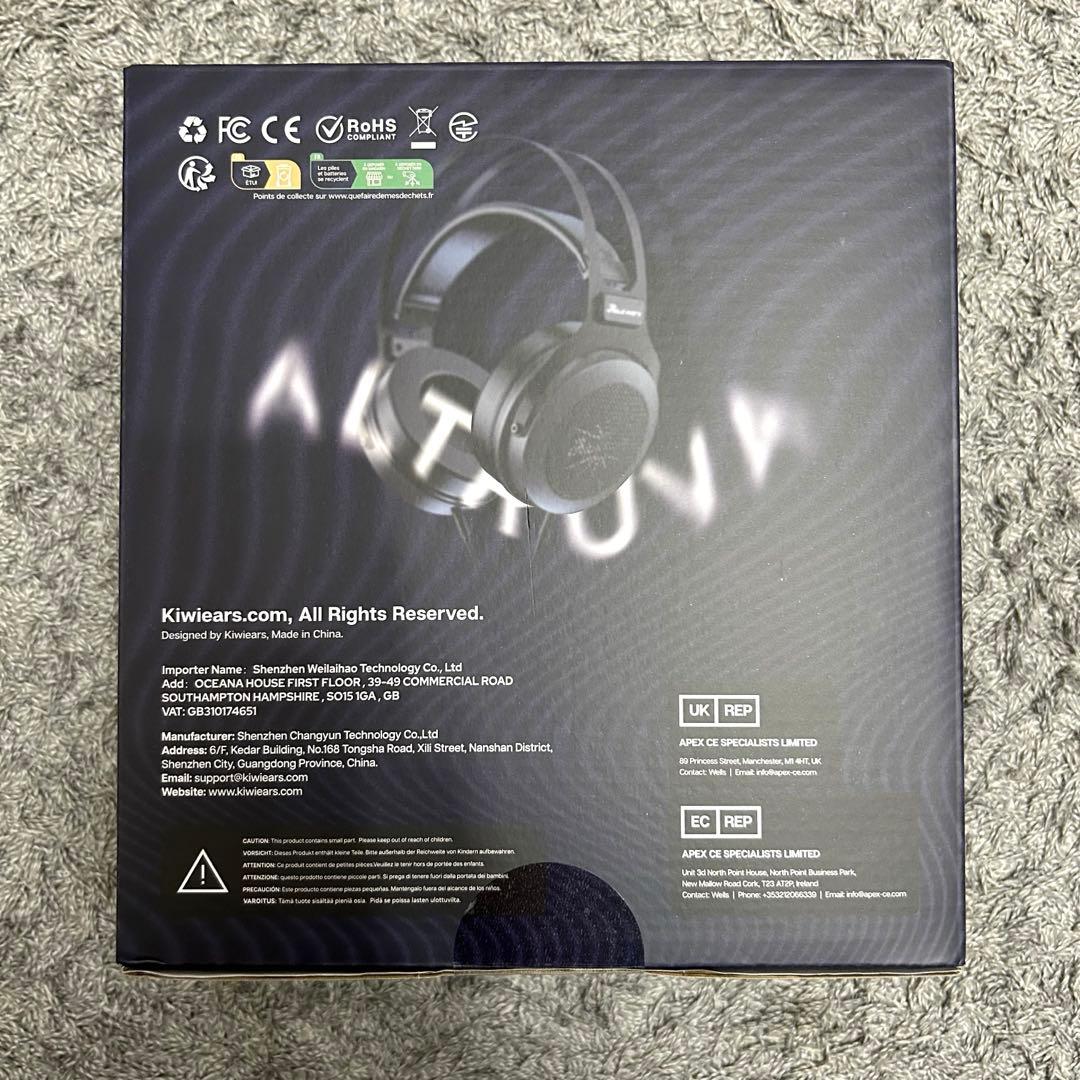 【新品未使用】Kiwi Ears ALTRUVA 有線ヘッドホン50mm キウイ