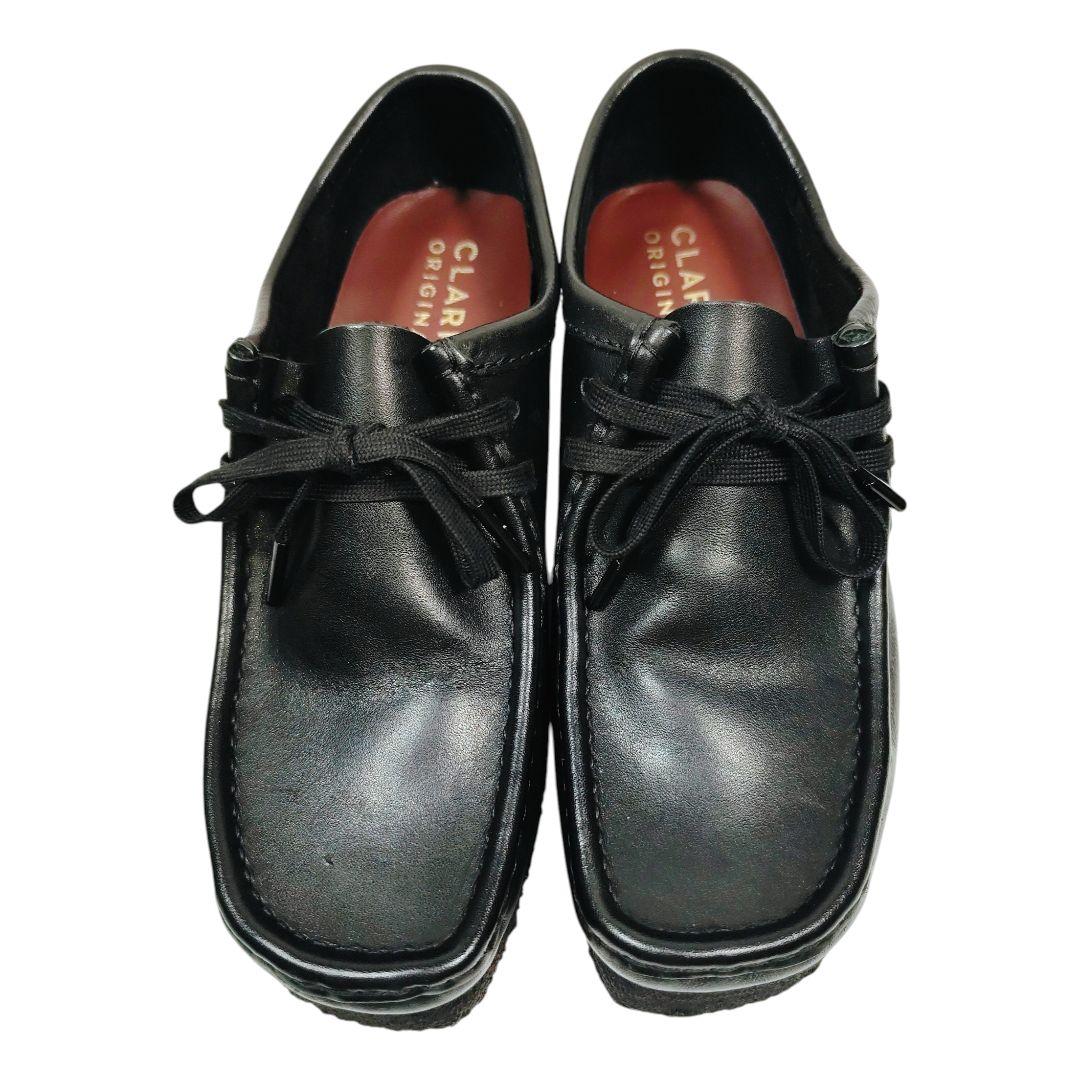 CLARKS ORIGINALS クラークス ワラビー ブラック レザー 25