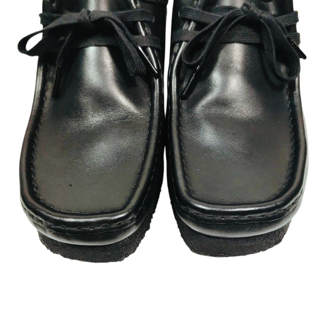 CLARKS ORIGINALS クラークス ワラビー ブラック レザー 25