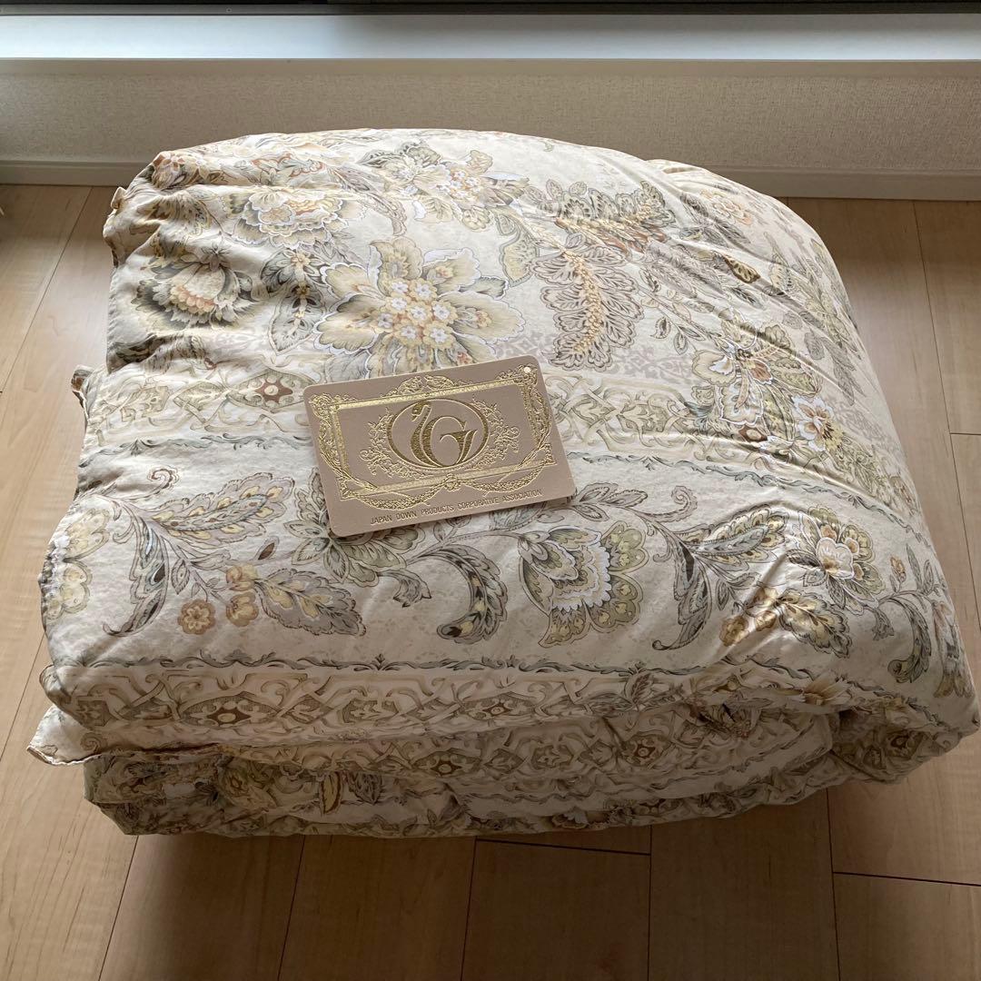 羽毛布団 シングル ロイヤルゴールドラベル