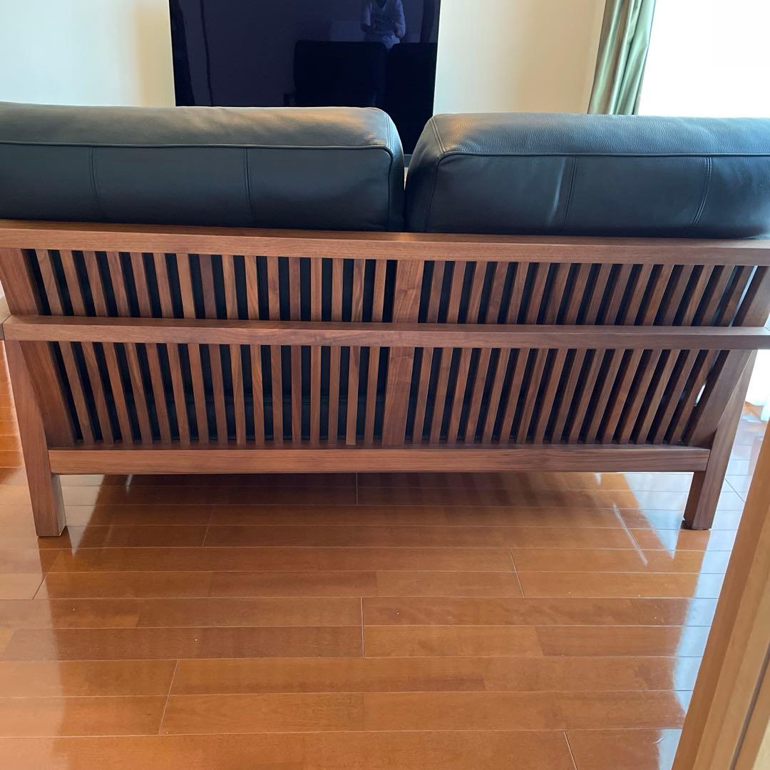 早い者勝ちFLANNELSOFA フランネルソファー　本革　オットマン、テーブル