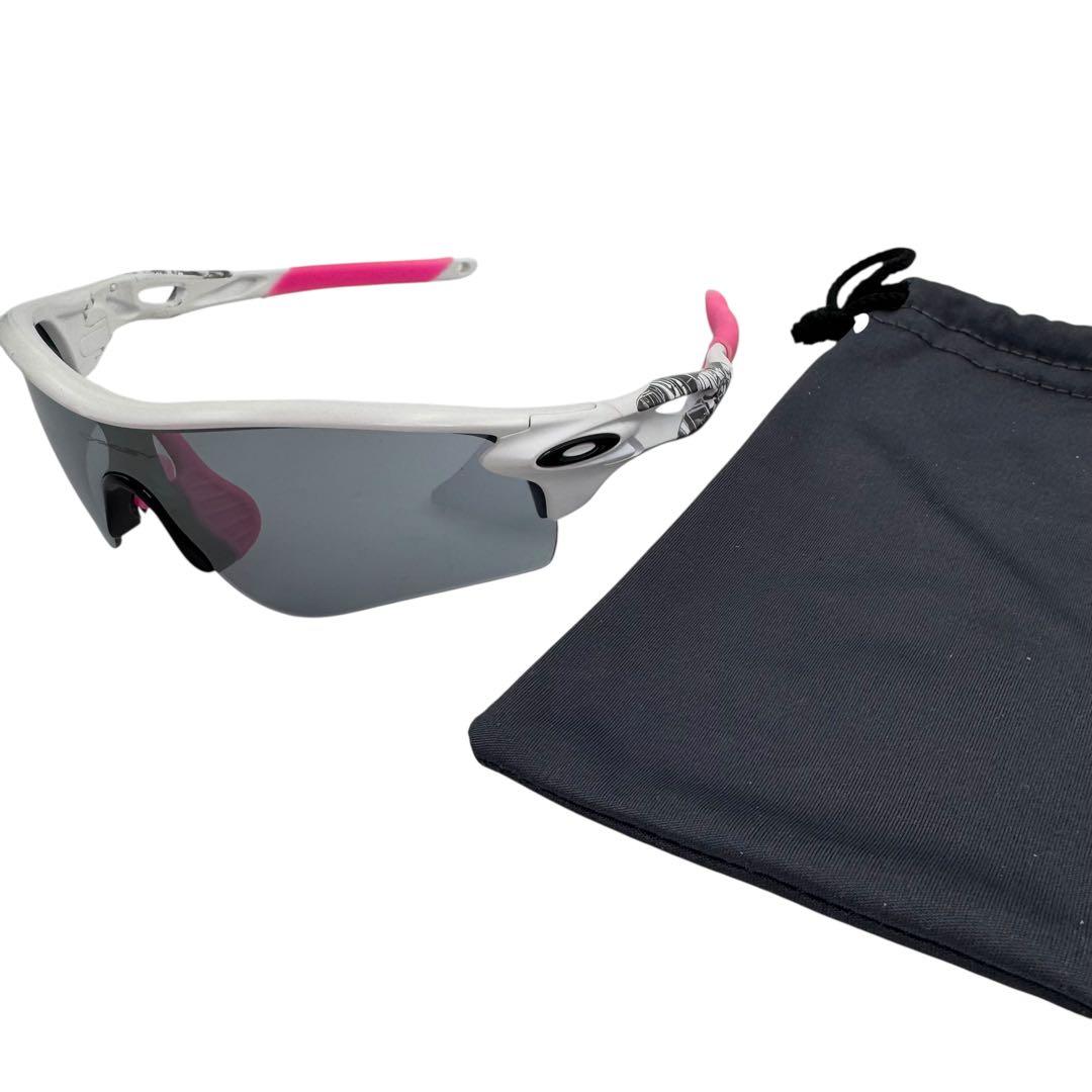 オークリー レーダーロック サングラス OO9206-02 ホワイト ピンク