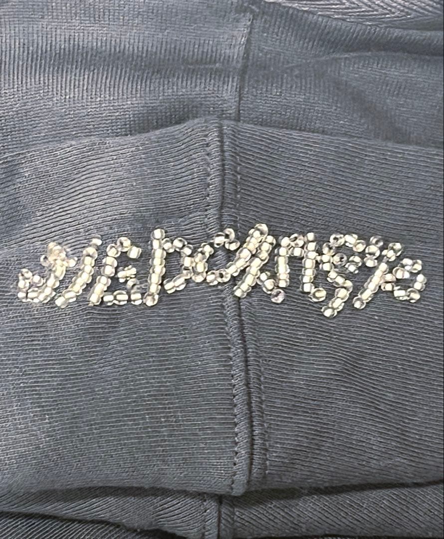 トップス SCULPTOR beaded saint hoozie zip-up