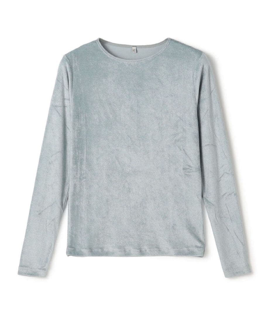 トップス BASERANGE velour Long Sleeves Pullover