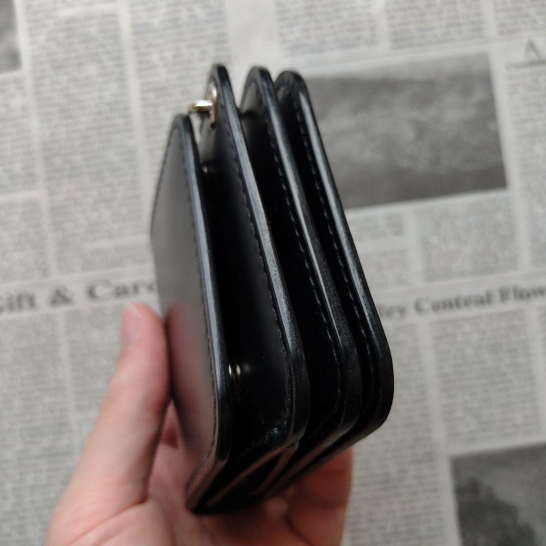 訳あり　総コードバン　ショート　トラッカーウォレット　ハンドメイド