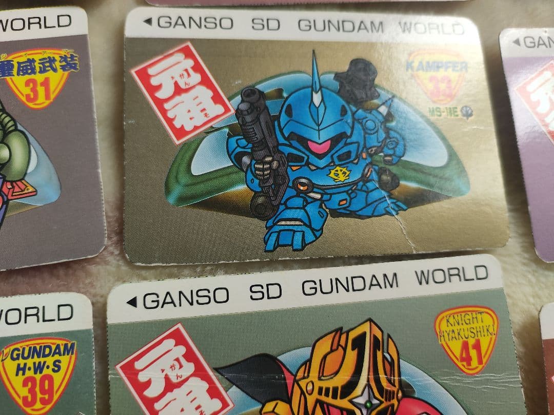 元祖sdガンダムワールド　パッケージカード　16種セット