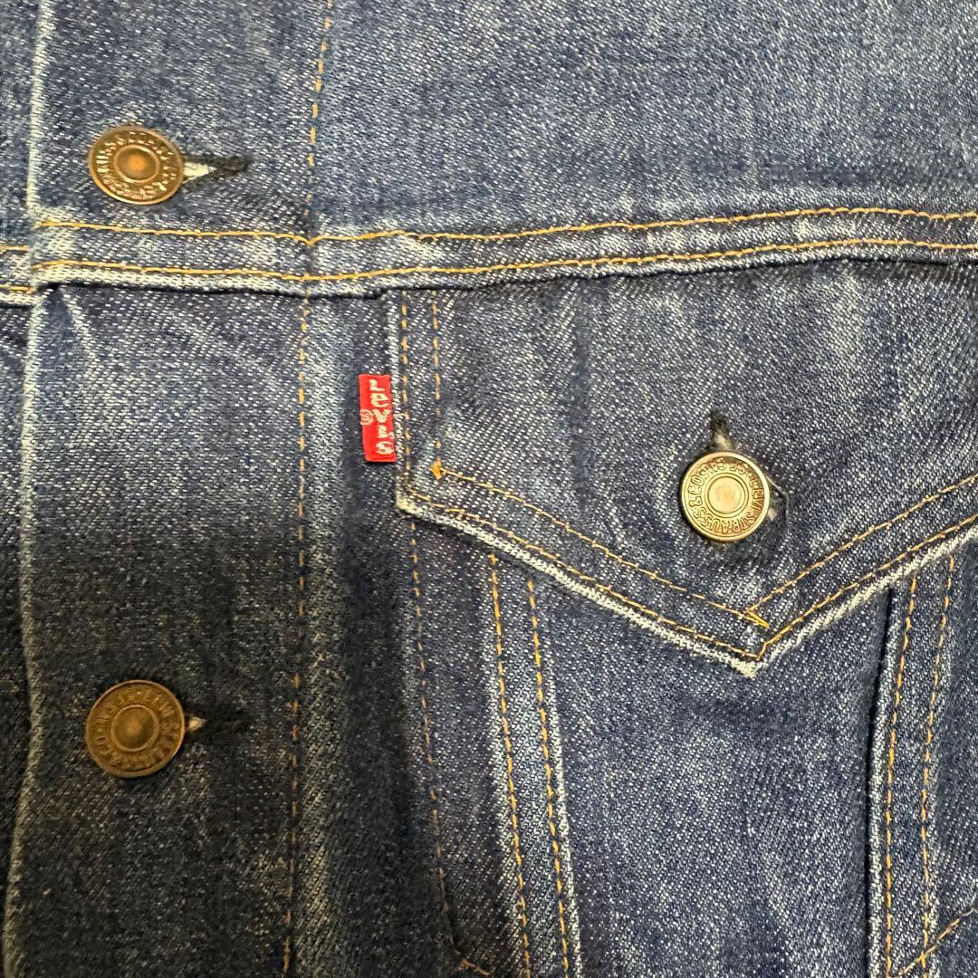 70s リーバイス　70505 0217 デニムジャケット　ケアタブ USA製
