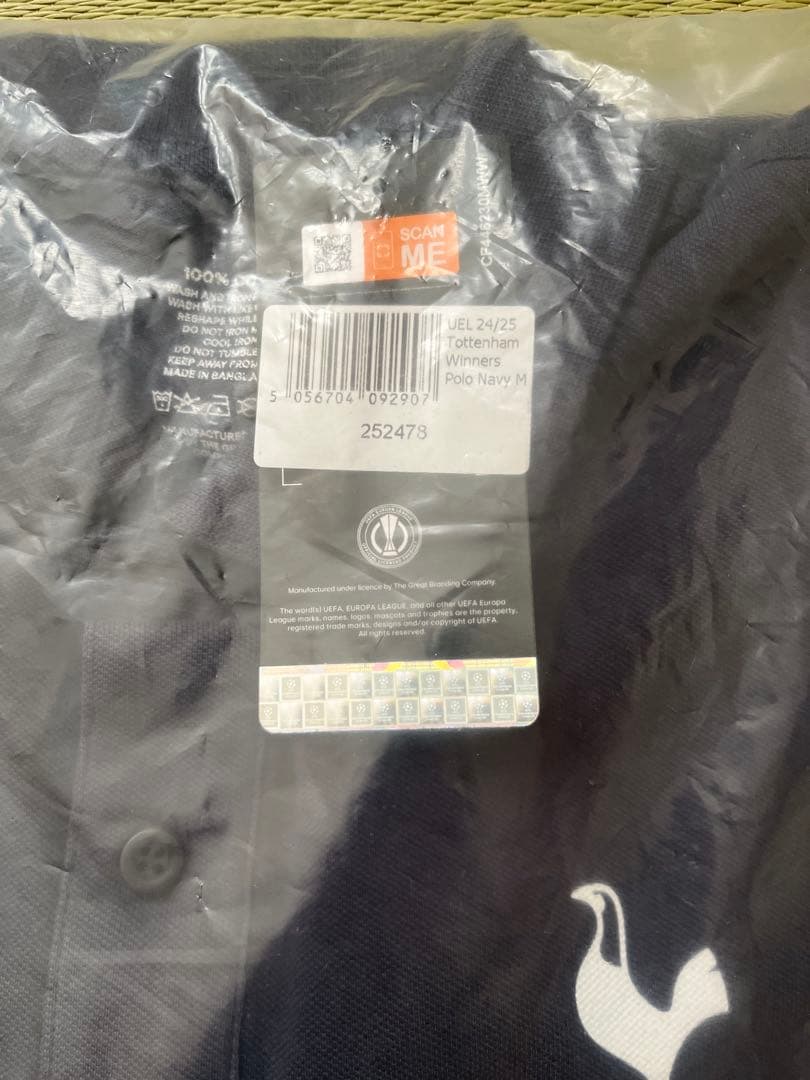 トッテナム Europa リーグ優勝記念ポロシャツ サイズM 【新品未使用】