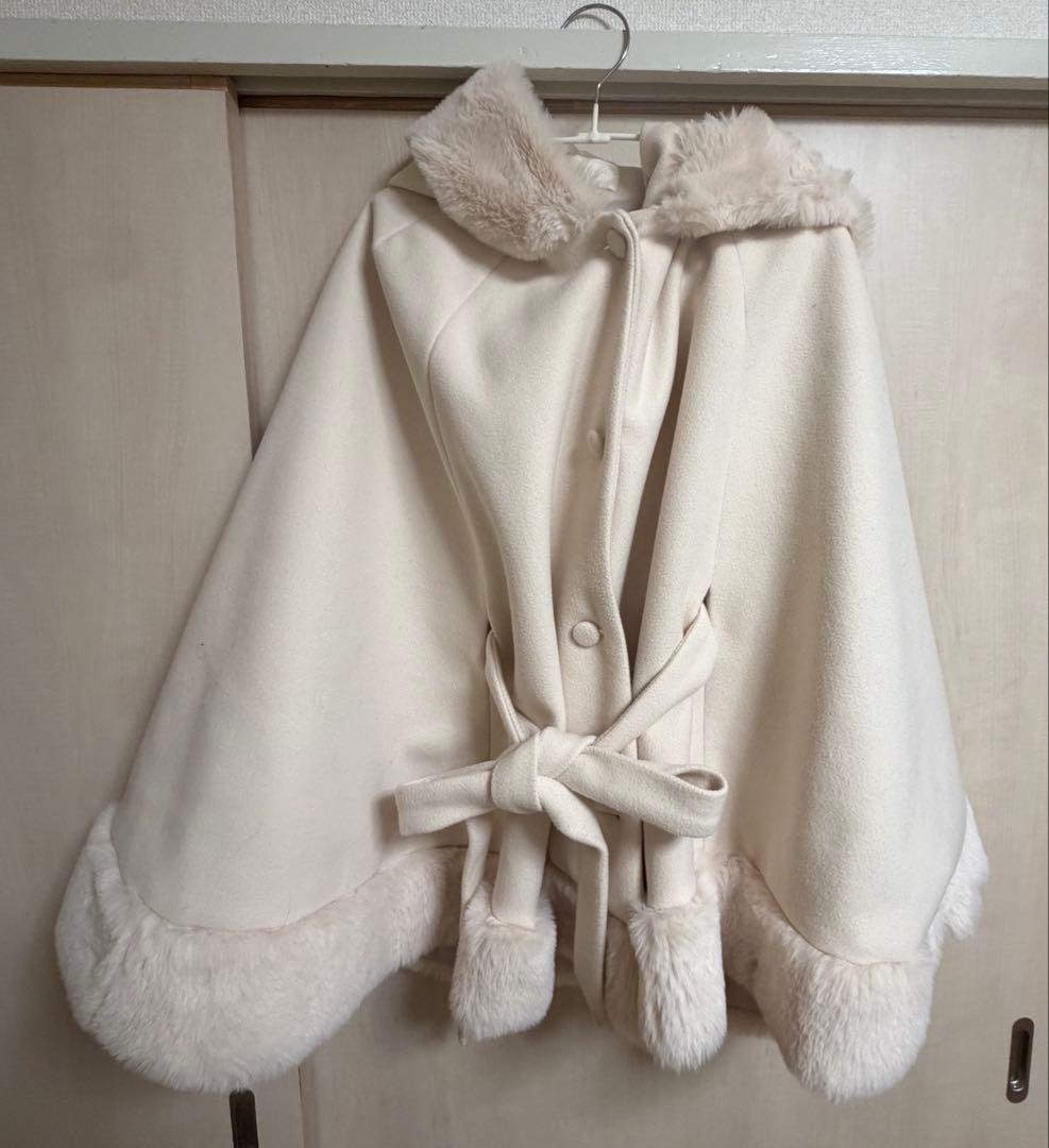 シェリミー Cherimi フード付きケープコート