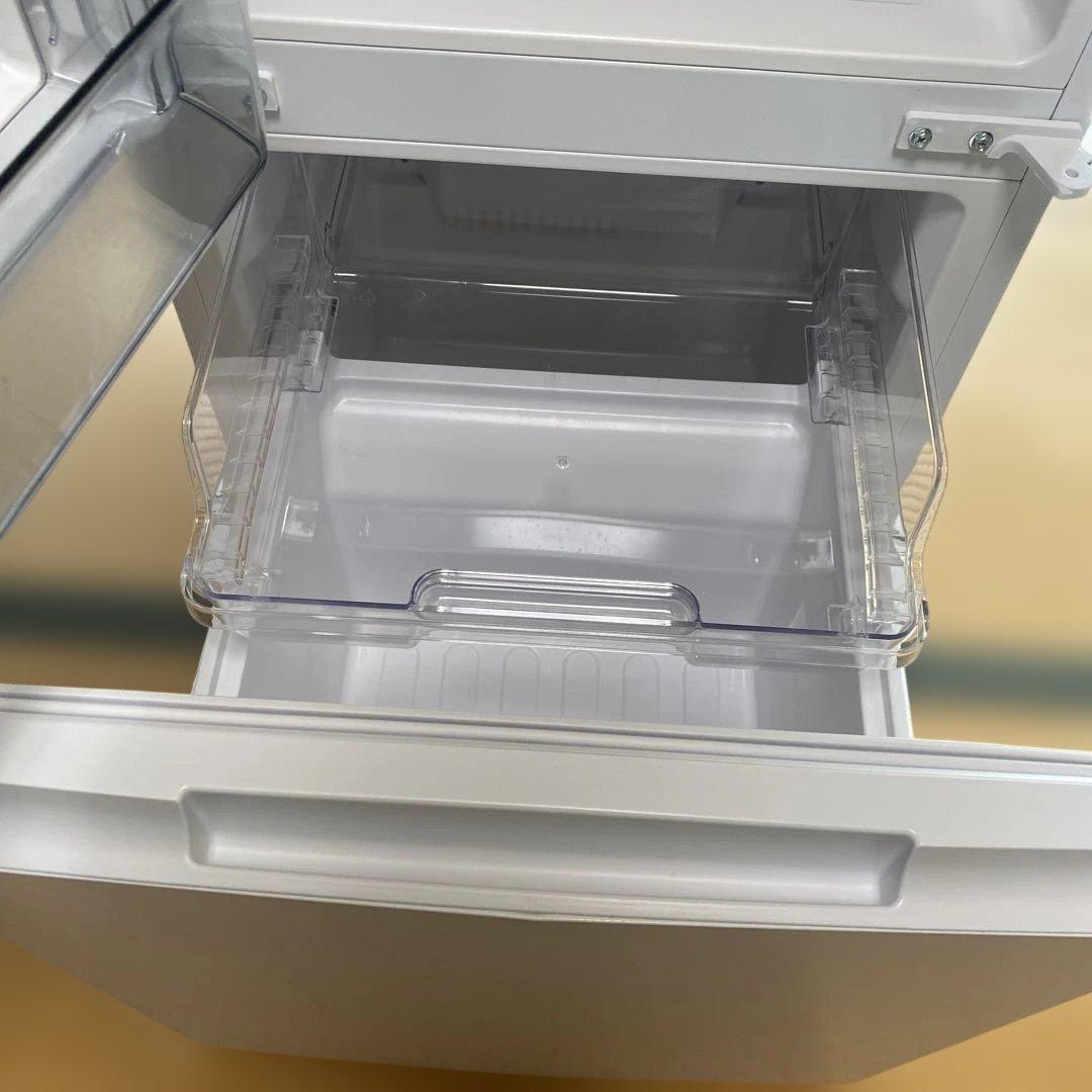 【2022年製】SHARP 2ドア 冷蔵庫 152L SJ-D15P-W