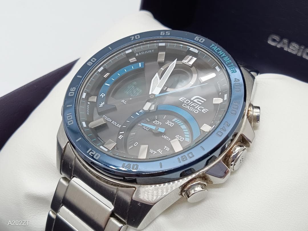 カシオ　CASIO EDIFICE　ECB-900 ブルー　ソーラー