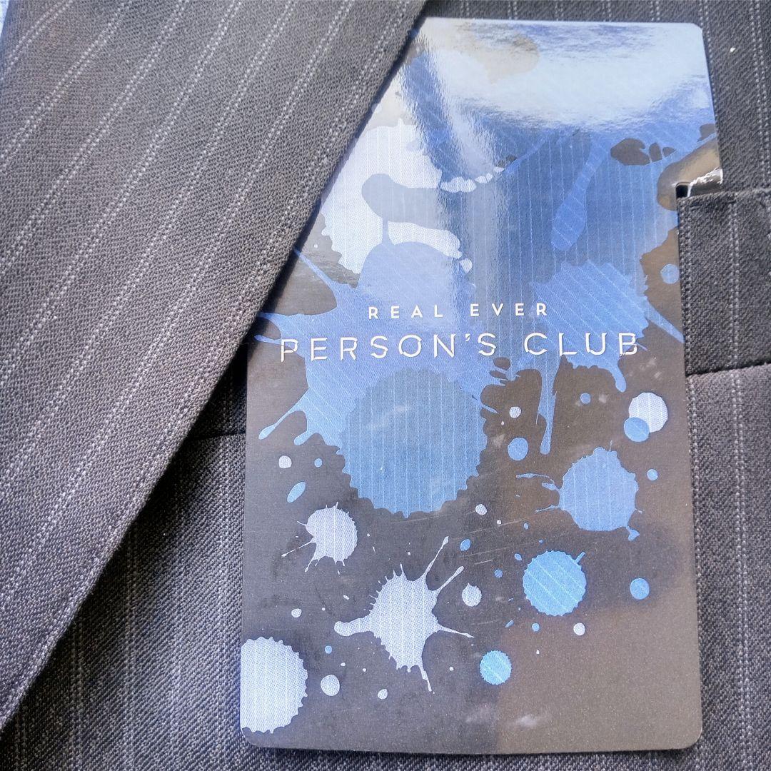 PERSON'S FOR MEN ブラックスーツセットアップ【A4】